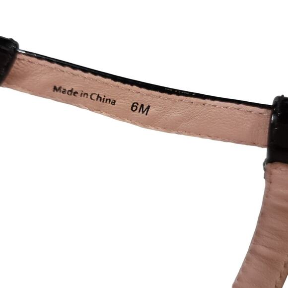 Kate Spade Tallin Cork Wedge Heel Sandals Black Patent Leather - Picture 8 of 12